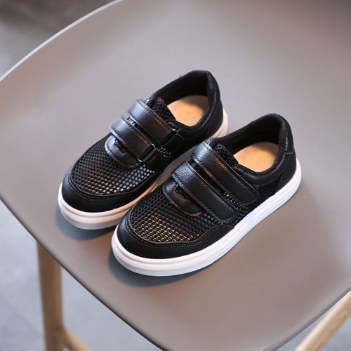 Children's Mesh Shoes Breathable Boys Comfortable Girls Sneakers Black