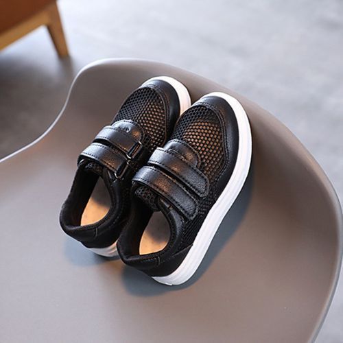 Children's Mesh Shoes Breathable Boys Comfortable Girls Sneakers Black