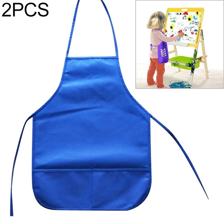 2 PCS Non-woven Apron Home Clothes For Children