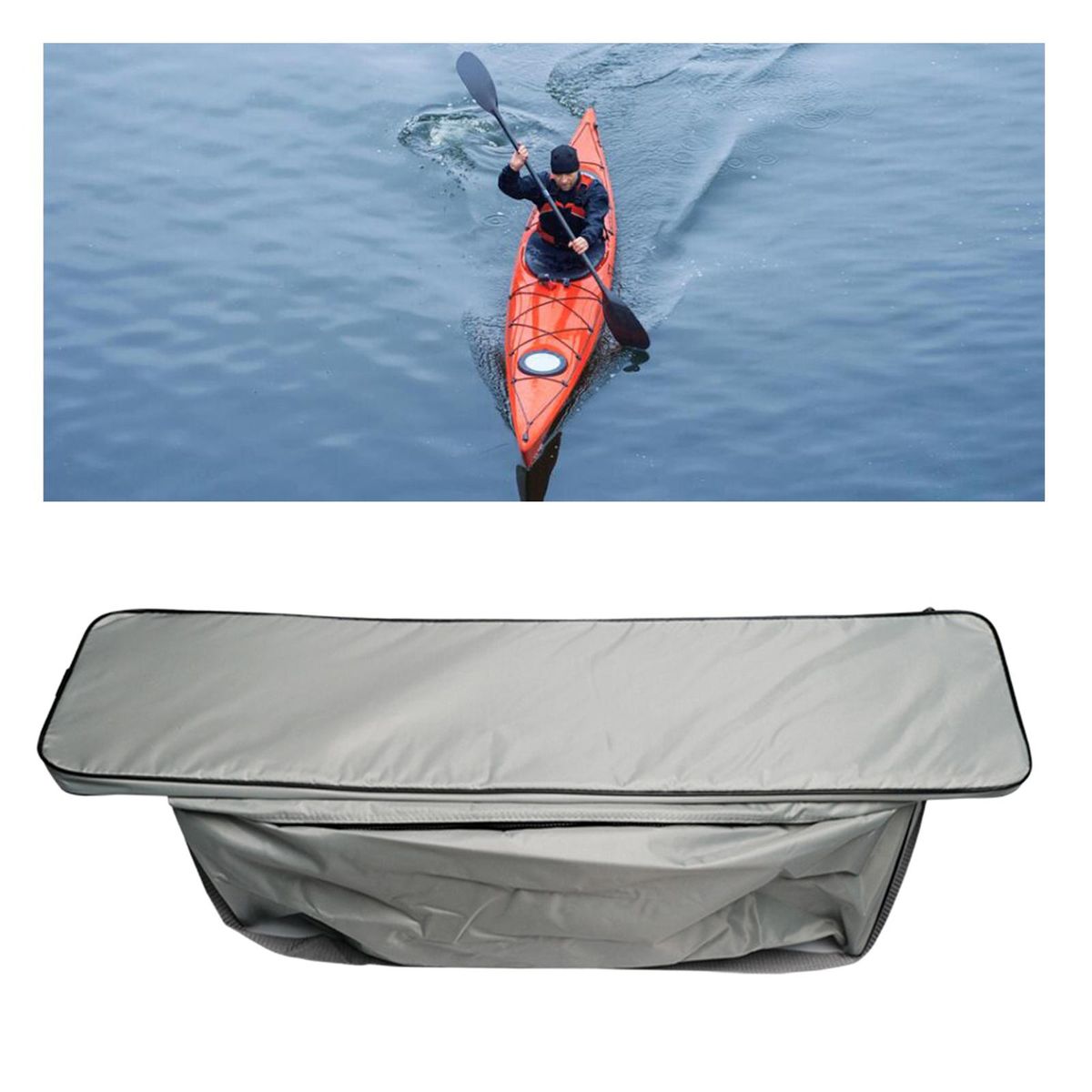 Portable Canvas Kayak Storage Bag Kayaking Inflatable