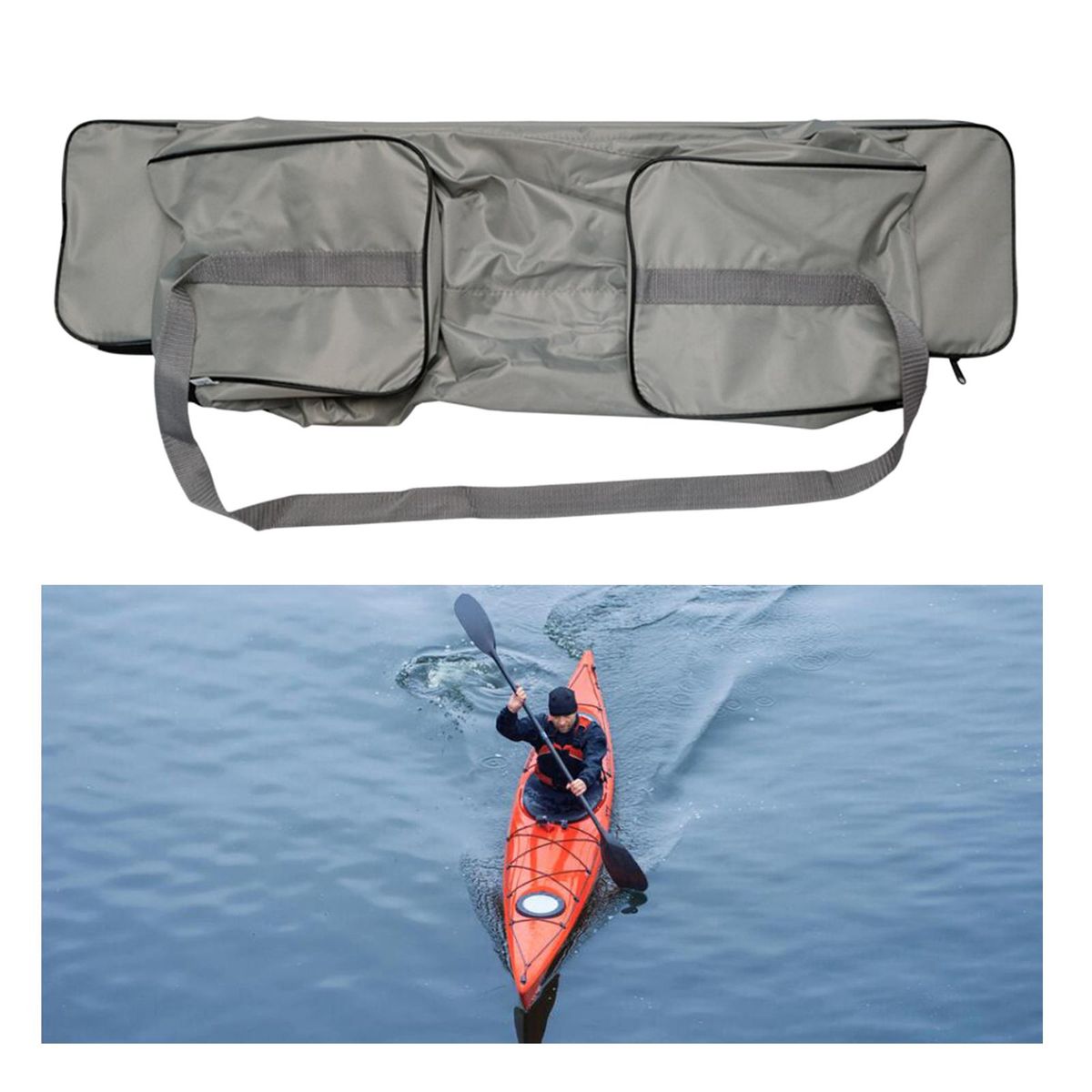 Portable Canvas Kayak Storage Bag Kayaking Inflatable