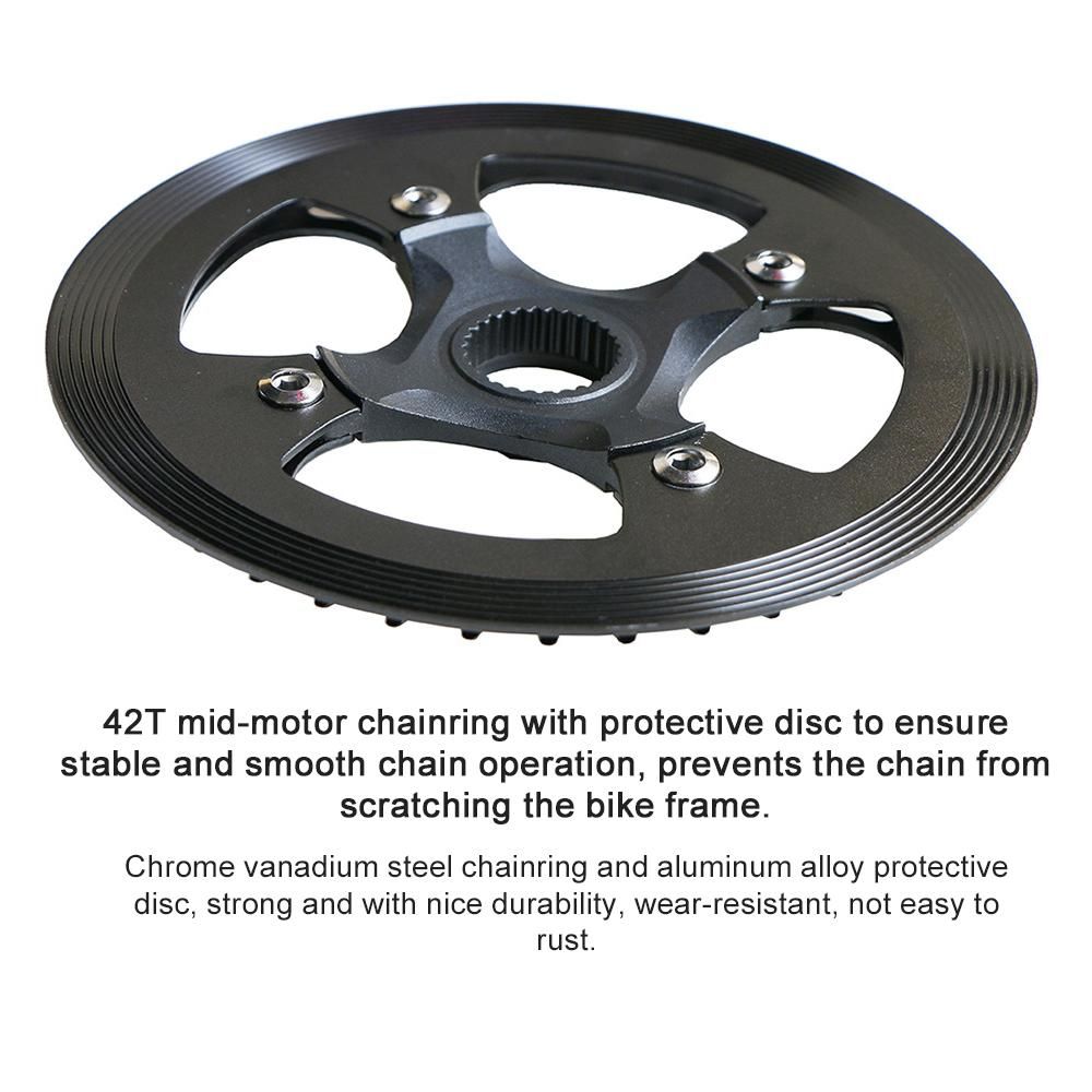 104BCD 42T Bike Chainring Base for Mid Drive Motor M400 M300 M200 M215 M410 M315 M420
