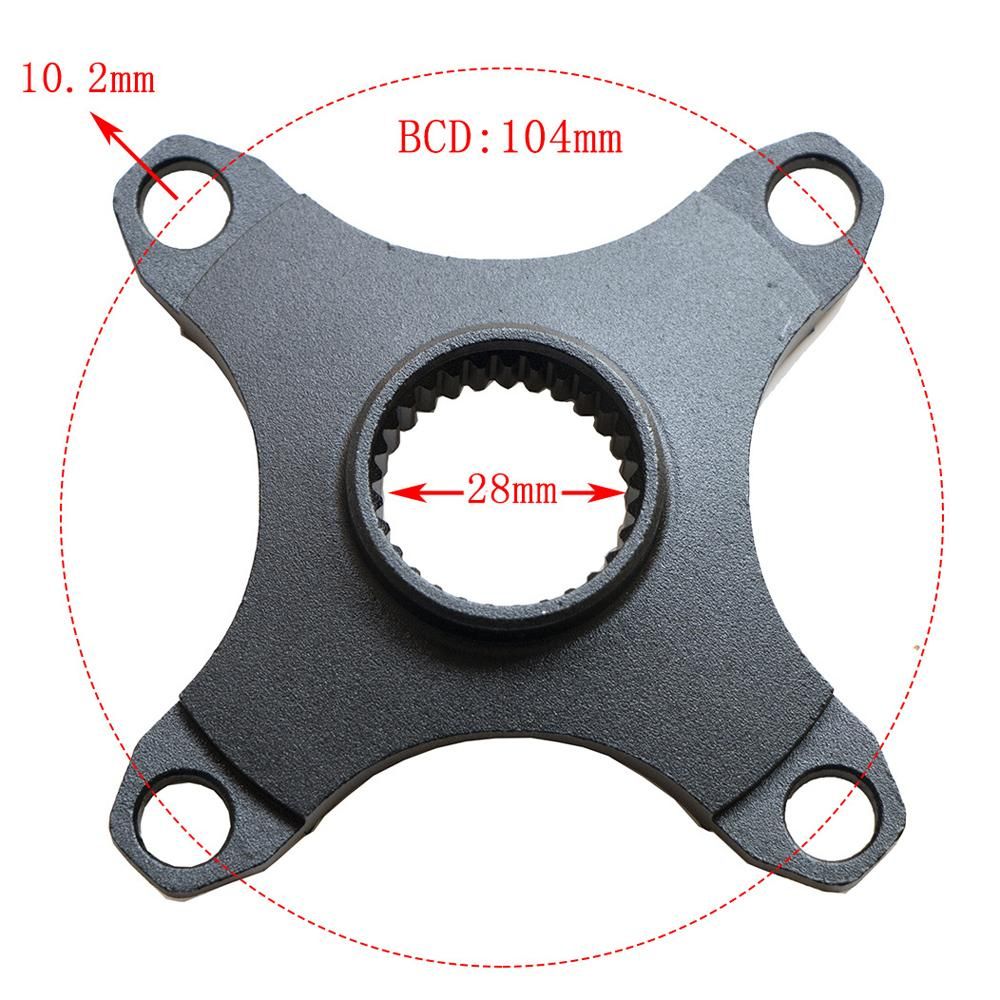 104BCD 42T Bike Chainring Base for Mid Drive Motor M400 M300 M200 M215 M410 M315 M420