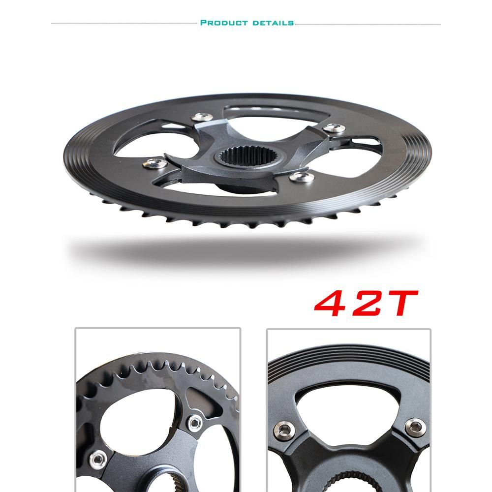 104BCD 42T Bike Chainring Base for Mid Drive Motor M400 M300 M200 M215 M410 M315 M420