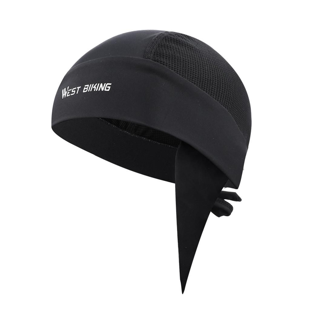 Quick-dry Cycling Skull   Sport  Liner Head Scarf Black