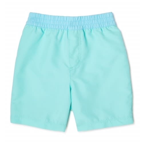 Toddler Boys Solid Swim Trunk Shorts - Aqua