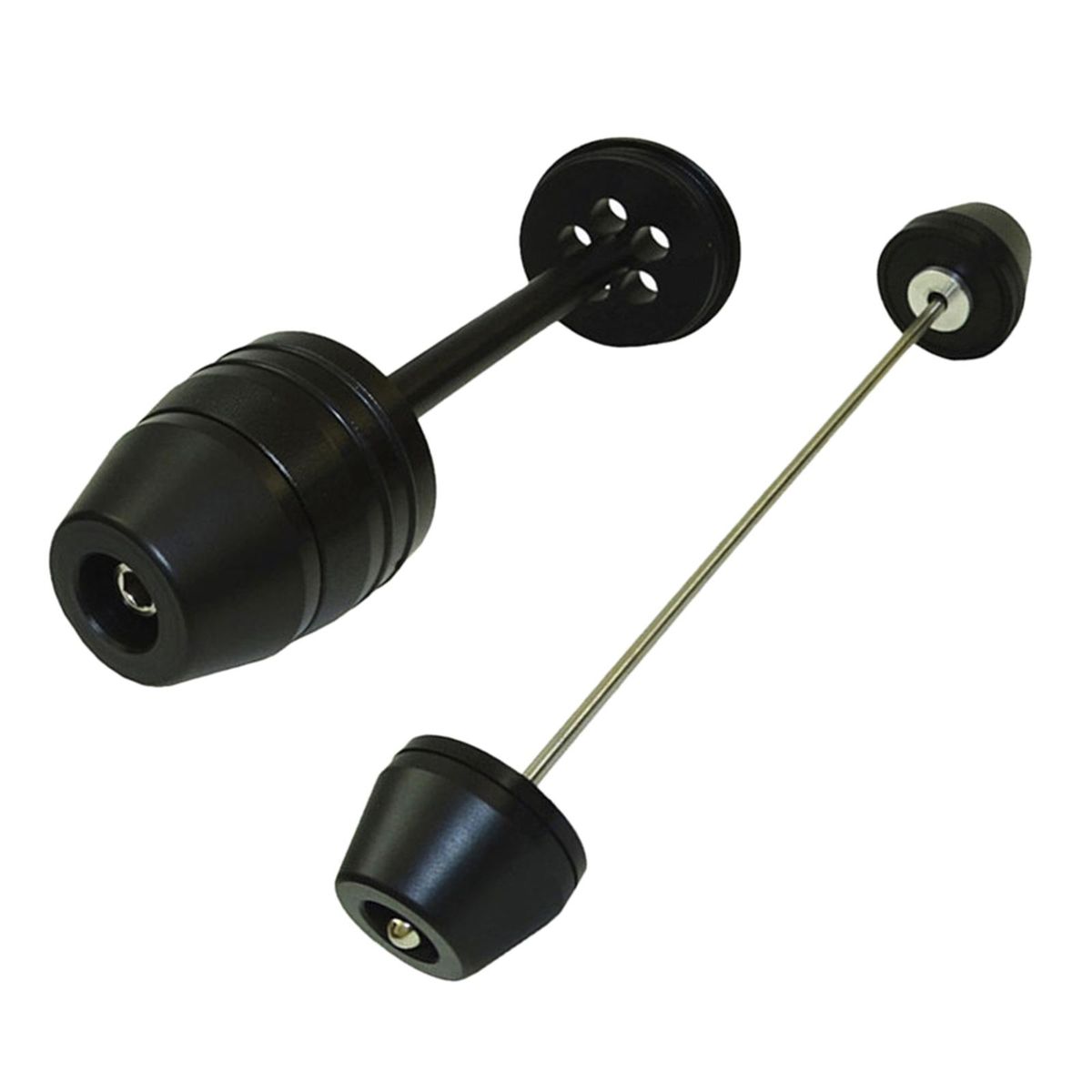 Axle Fork Wheel Guard Protector Fork Anti Crash Pad Fit For BMW Black