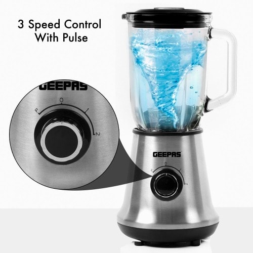 Glass Jug Blender & Smoothie Maker - 700W - 1.5L - GSB44023UK - Silver