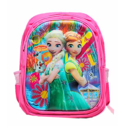Frozen 3D Graphic Backpack School Bag- Big
