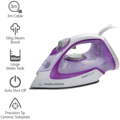 302000 Turbo Glide Steam Iron - 2800W