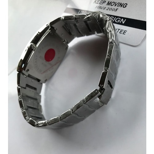 Men's Bracelet Strap Silver Steel Wrist Watch