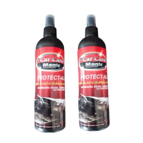 Protect All Plastic - Rubber Dashboard - 2 Pieces - 400ml