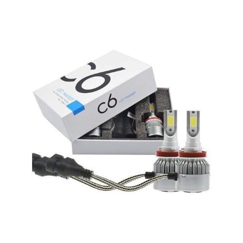 C6 Led Car Headlight Kit Cob 9005 36w 7600lm Light Bulbs