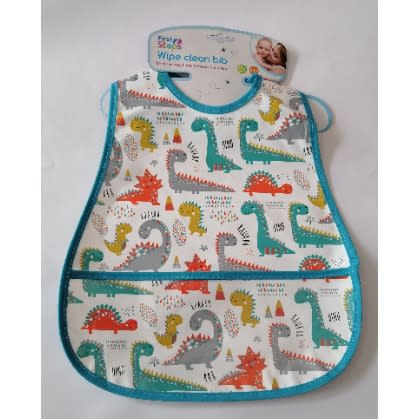 Wipe Clean Bib - Blue