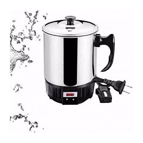 13cm - Electric Stainless Heating Cup With Lid
