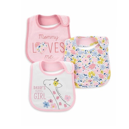 Child Of Mine Soak Free Baby Girls Feeding Bib