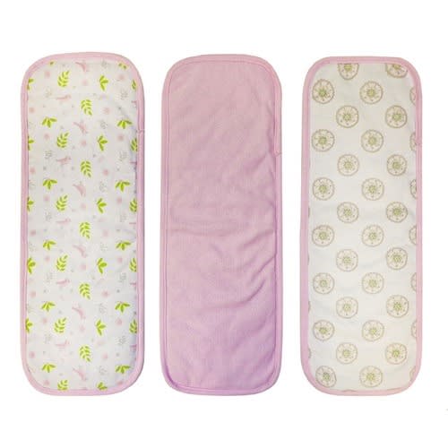 Baby Girls Soft & Absorbent Burp Cloths