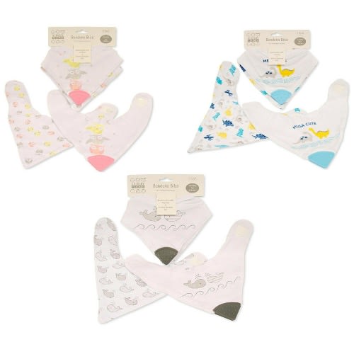 Bandana  Dribble Dinosaur Teething Bib 2pack