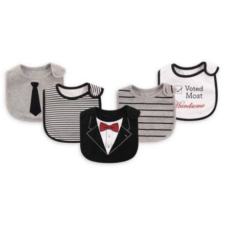 Tuxedo Set Of 5 Bibs