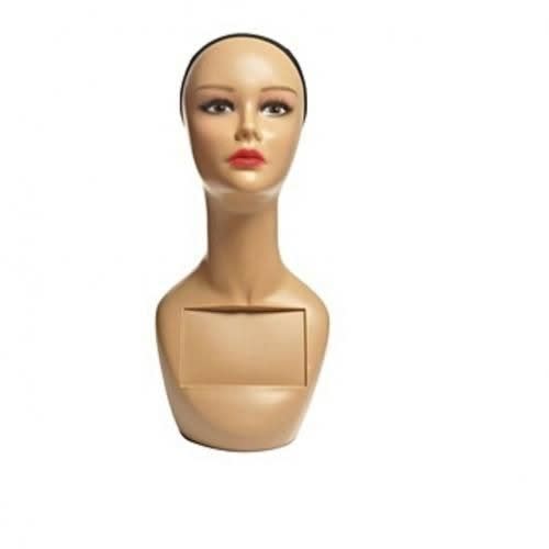 Mannequin Head For Wigs Turban Caps, Gele Display