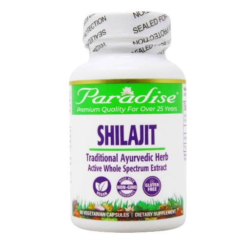 Shilajit - 250mg - Treatment For Alzheimer’s Disease - 60 Veg Capsules