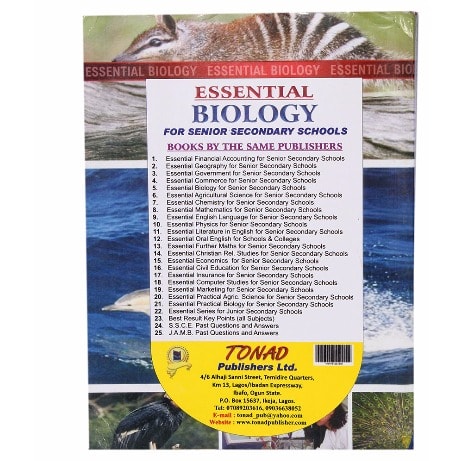 Essential Biology for Senior Secondary Schools