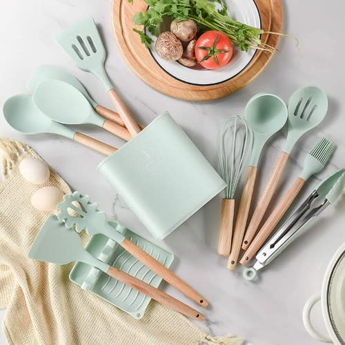 Silicon Cooking Spoon Set - 11Pcs