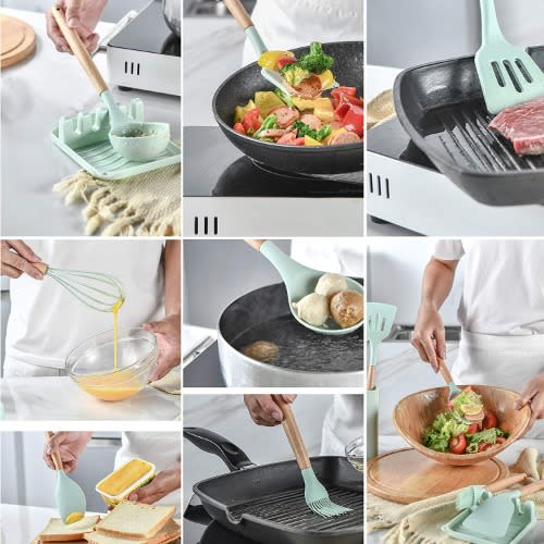 Silicon Cooking Spoon Set - 11Pcs
