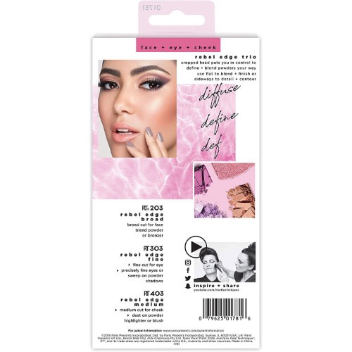Rebel Edge Trio Brush Set