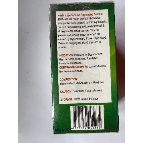 Nozie - Hypertension Tea - Anti-cholesterol & Anti-blood Lipid - 60g