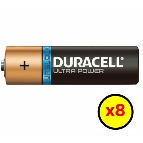 Battery, Duracell High Power Long Lasting 1.5v - 8 Pieces