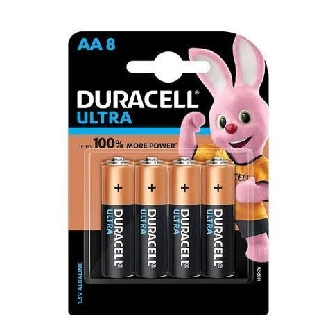 Battery, Duracell High Power Long Lasting 1.5v - 8 Pieces