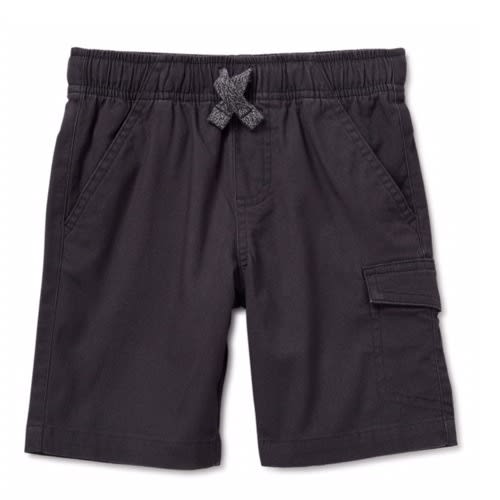 365 Kids Boys Solid Cargo Shorts – Dark Grey