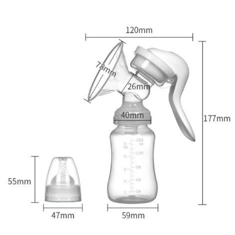 Breast Pump Feeding Bottle For Mothers And Newborn Baby