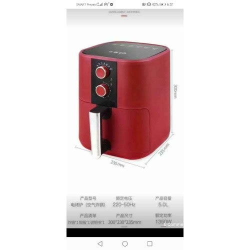 Air Fryer - 5.0L - 1350W