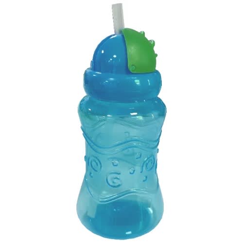 Pop Up Straw Cup - 6+ Months - Blue - 150ml