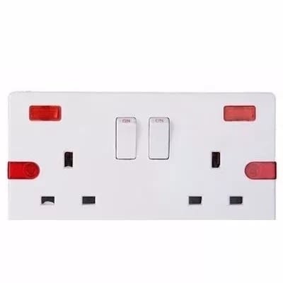 13amps Socket With 2 Outlets