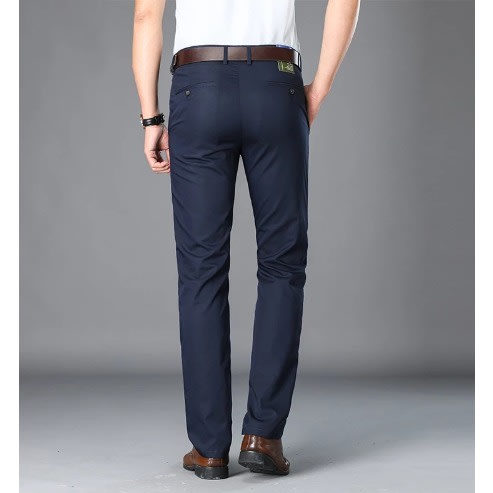 Smart Trousers For Men-Blue