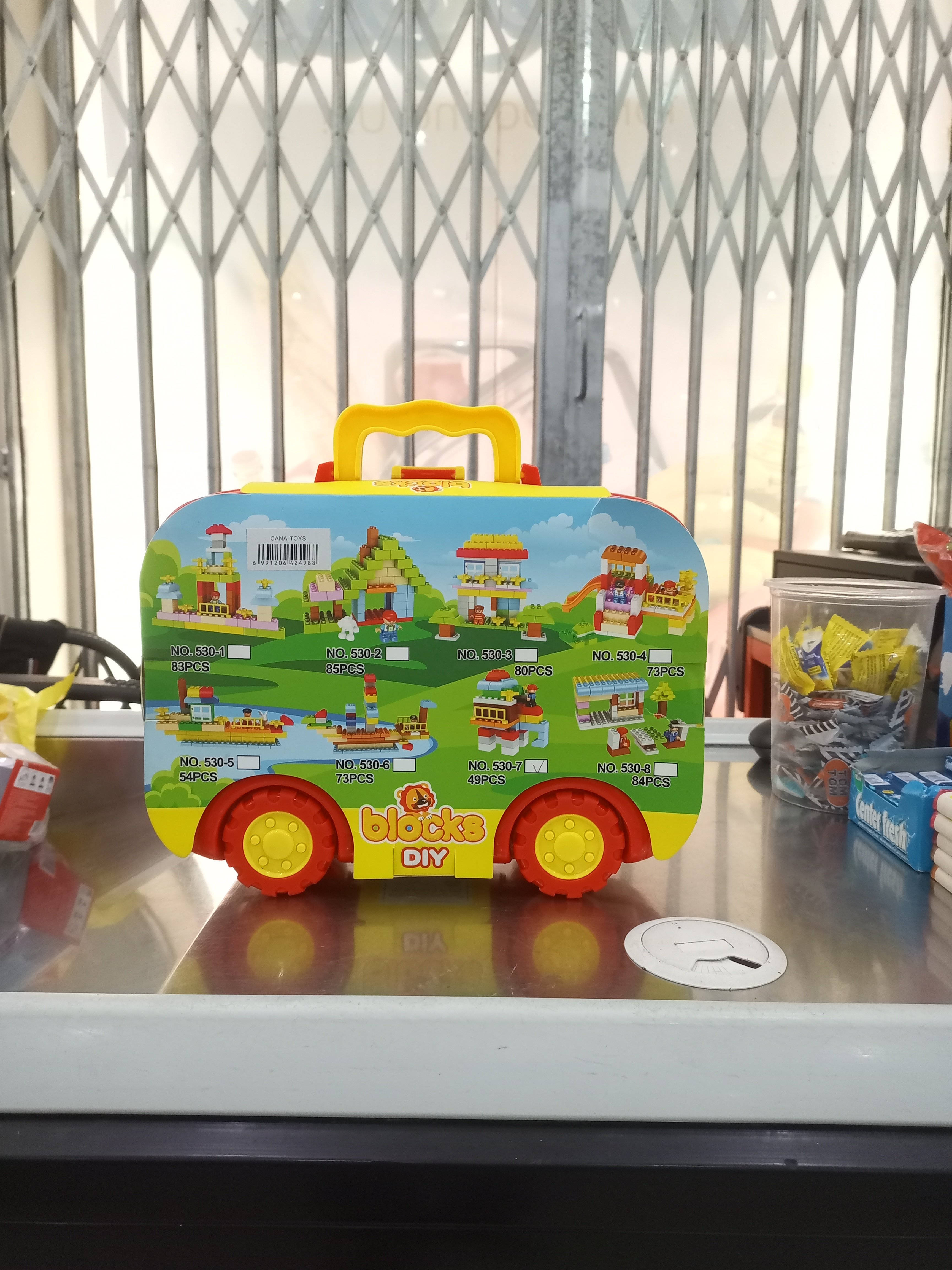 Toy-49Pcs DIY Box Wheel