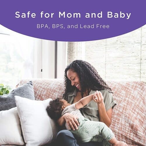 Glass Baby Bottles For Breastfeeding Babies, 8 Ounces, 4 Count