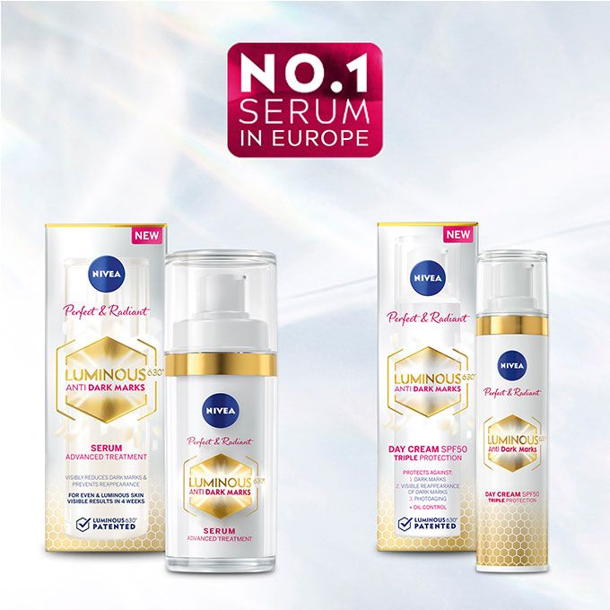 Perfect & Radiant Luminous630 Anti Dark Marks Serum 30ml & Anti Dark Marks Day Cream SPF50 (bundle Pack)
