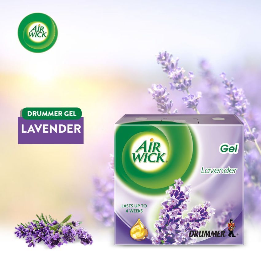 Drummer Gel Air Freshener Lavender - Pack Of 6