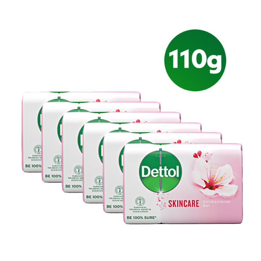 Skincare Antibacterial Bathing Soap 110g - Pack Of 6