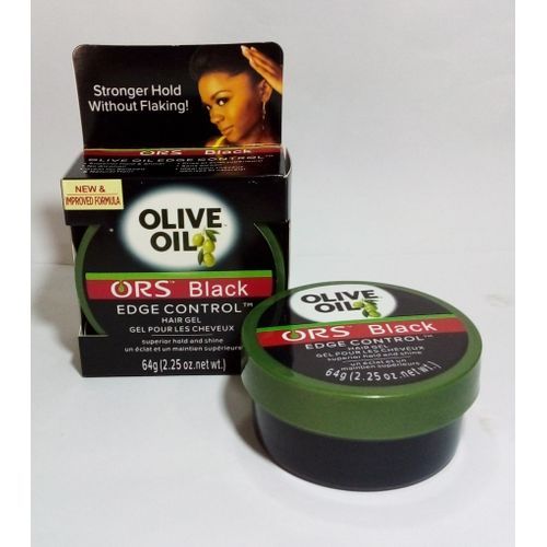 BLACK OLIVE OIL EDGE CONTROL HAIR GEL 64g