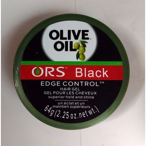 BLACK OLIVE OIL EDGE CONTROL HAIR GEL 64g