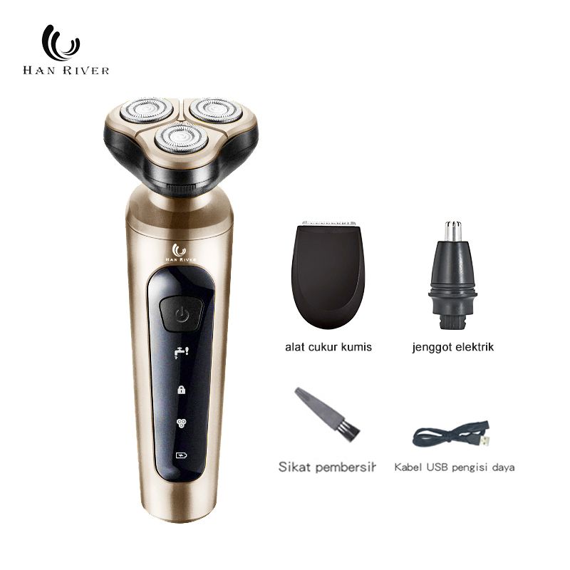 Powerful Multifunctional 3 In 1 Rotary Shaving Smoother (HRTXD03)