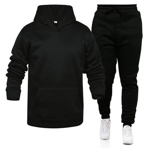 Black Hoodie And Joggers