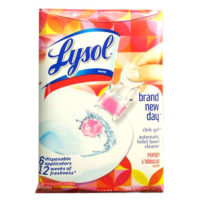 Click Gel Automatic Toilet Bowl Cleaner, Mango,  6ct