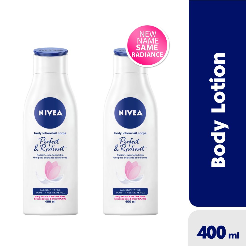 Perfect & Radiant Body Lotion For Women - 400ml (Pack Of 2)