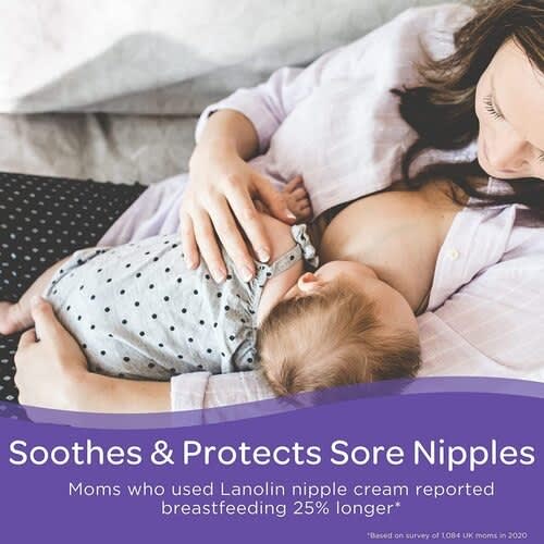 Lanolin Nipple Cream For Breastfeeding - 0.25 Ounces X 3 Mini Tubes
